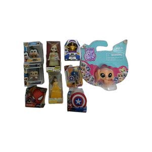 worlds smallest toys lot Disney Marvel's Littlest Pet Shop